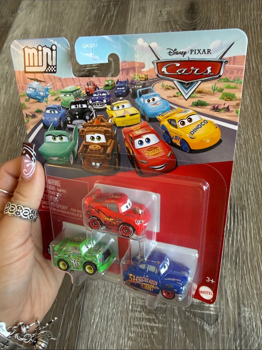 PIXAR Cars Mini Racers 3-Pack Toy Cars - - Picture 2 of 2